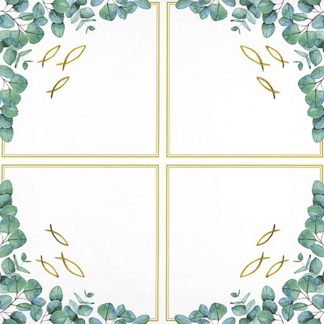 Paper Napkins 33cm, Believe *ETA Nov image 1